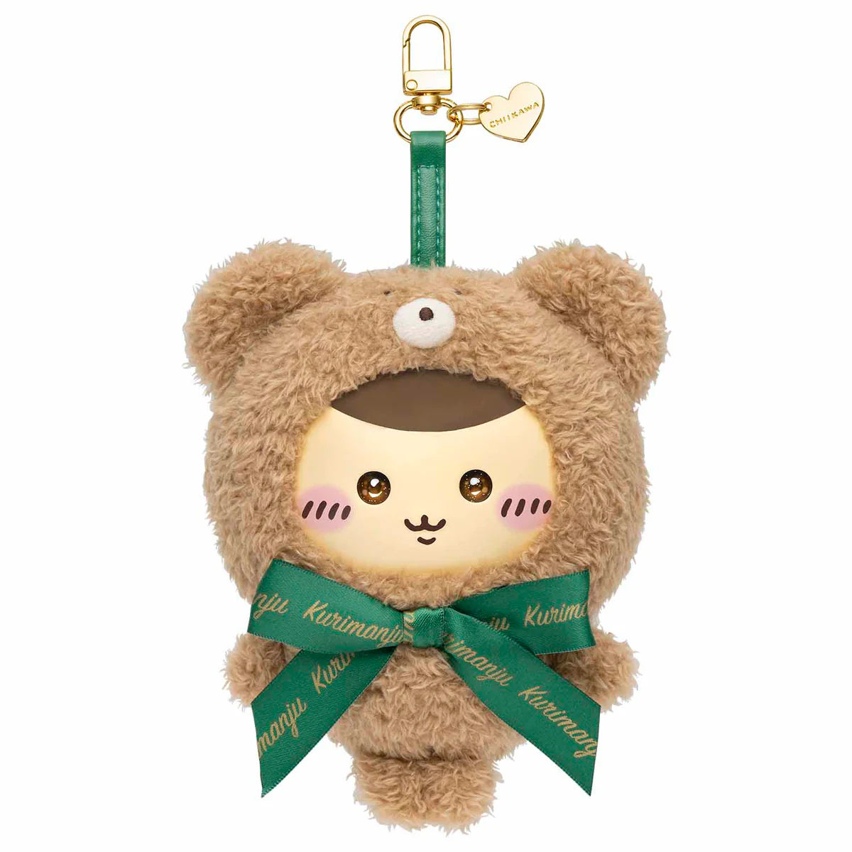 [KURIMANJU] "Chiikawa Kiramekko Teddy Bear" Pendant Plush Keychain