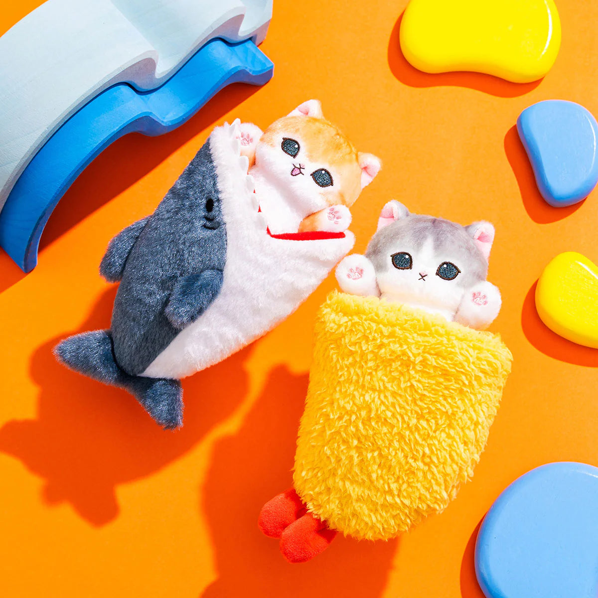 [SHRIMP TEMPURA] "Mofusand Stretchable!" Plush Keychain
