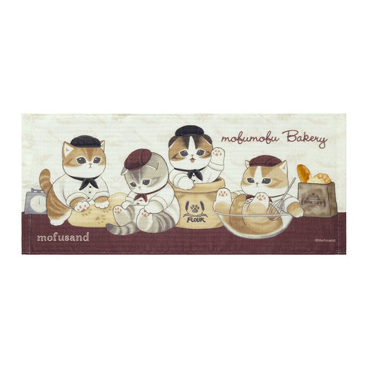 "Mofusand Mofumofu Bakery" Face Towel
