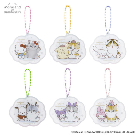 "Mofusand x Sanrio Mini Mirror Keychain" Blind