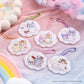 "Mofusand x Sanrio Mini Mirror Keychain" Blind