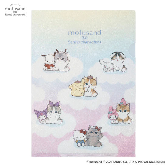 [CLOUDS] "Mofusand x Sanrio" File Folder