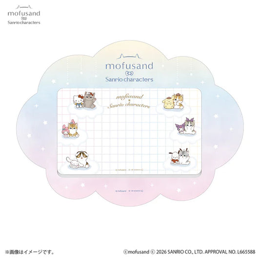 "Mofusand x Sanrio" Free Space Notepad Memo