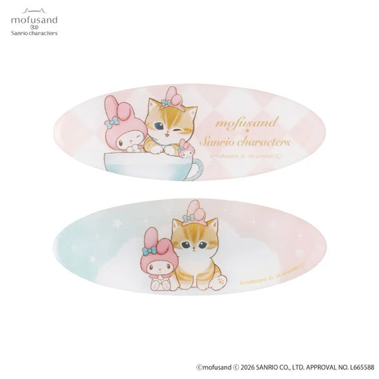 [MY MELODY] "Mofusand x Sanrio" Oval Clip Set
