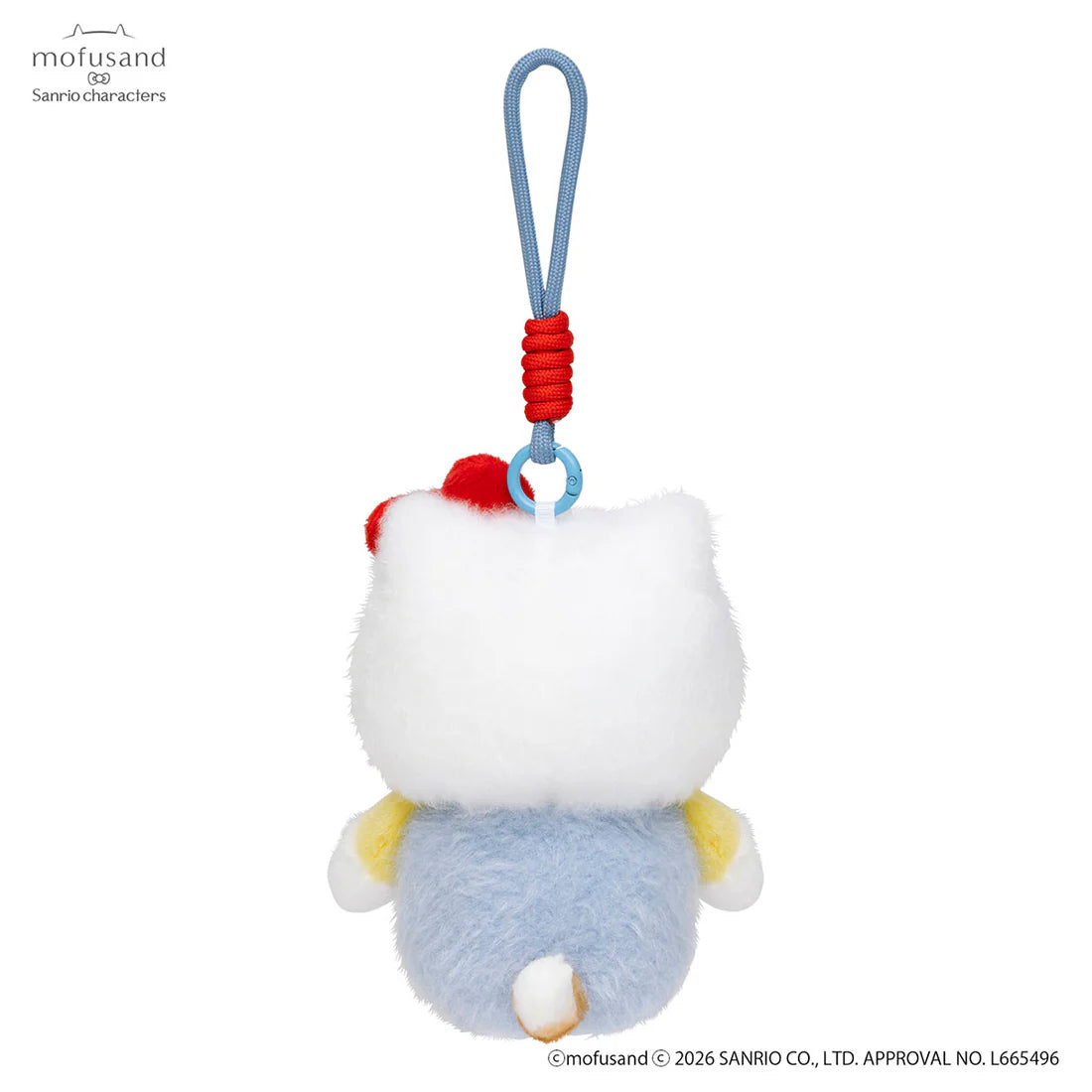 [HELLO KITTY] "Mofusand x Sanrio Potefuwa" Plush Keychain