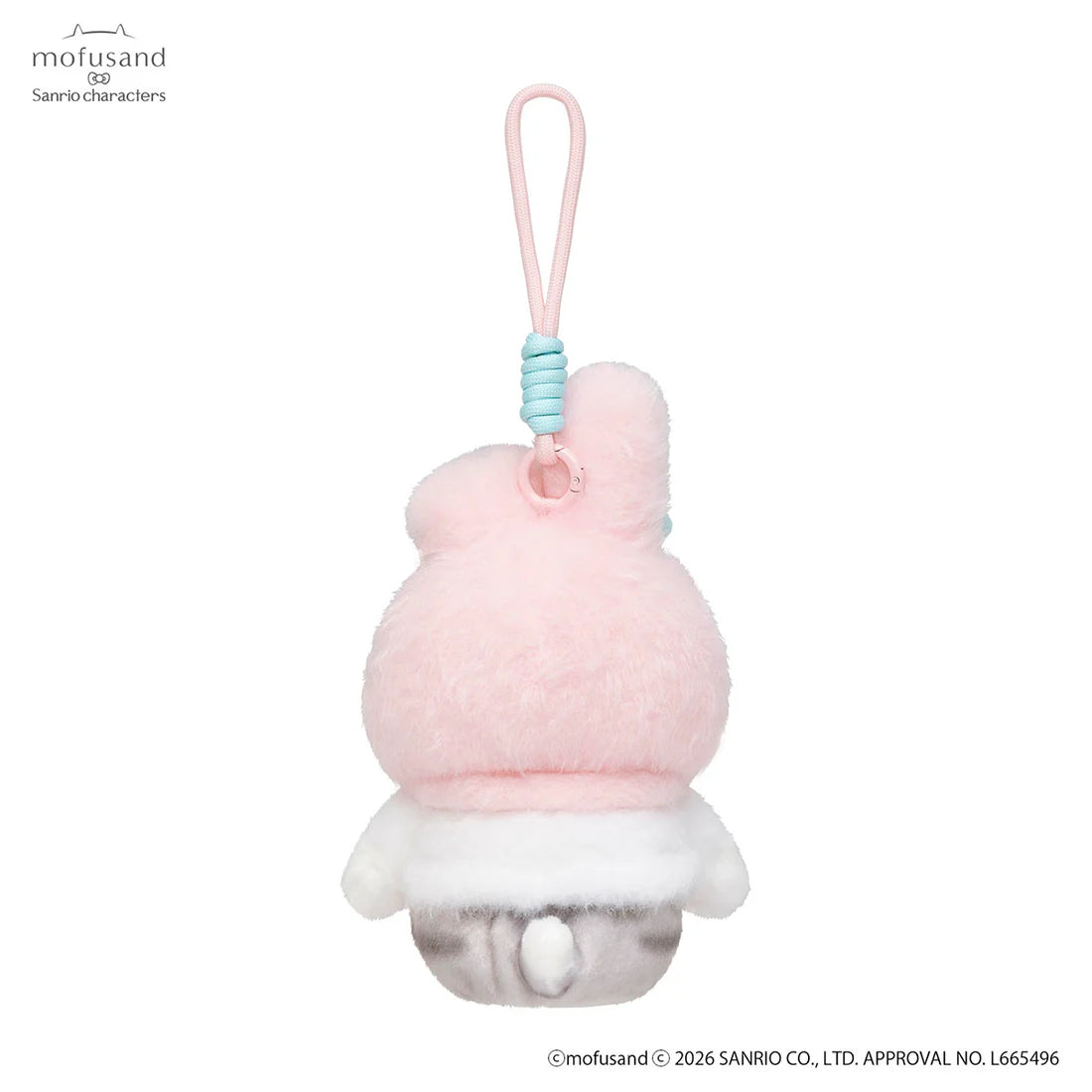 [MY MELODY] "Mofusand x Sanrio Potefuwa" Plush Keychain