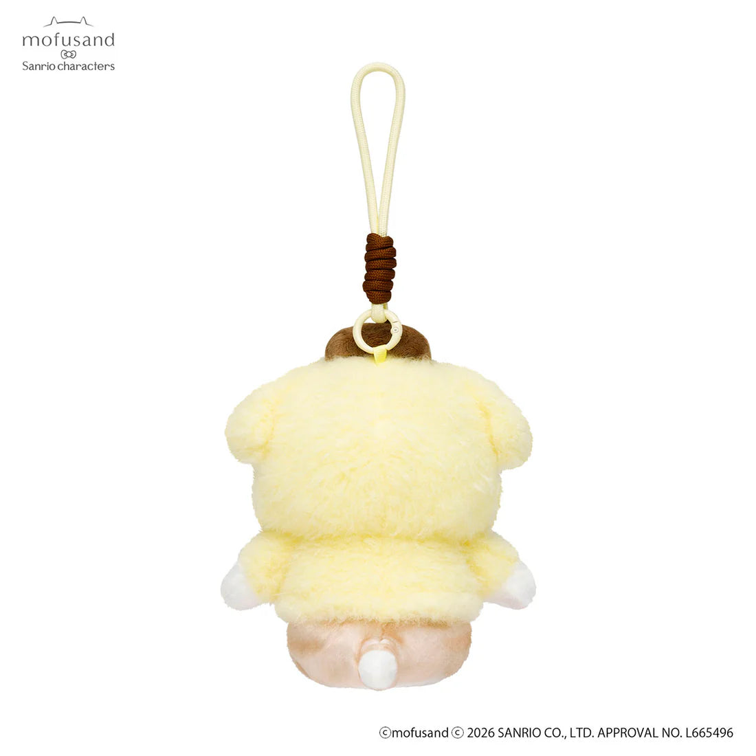 [POMPOMPURIN] "Mofusand x Sanrio Potefuwa" Plush Keychain