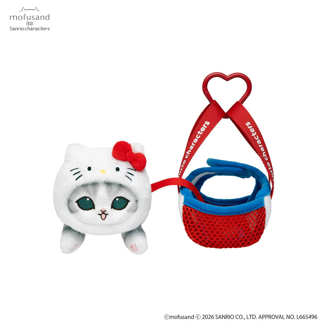 [HELLO KITTY] "Mofusand x Sanrio" Plush in Bag