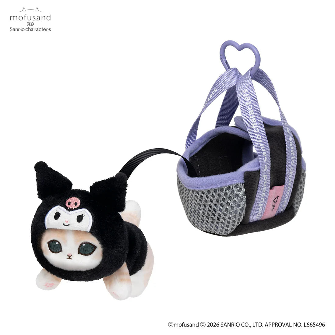 [KUROMI] "Mofusand x Sanrio" Plush in Bag