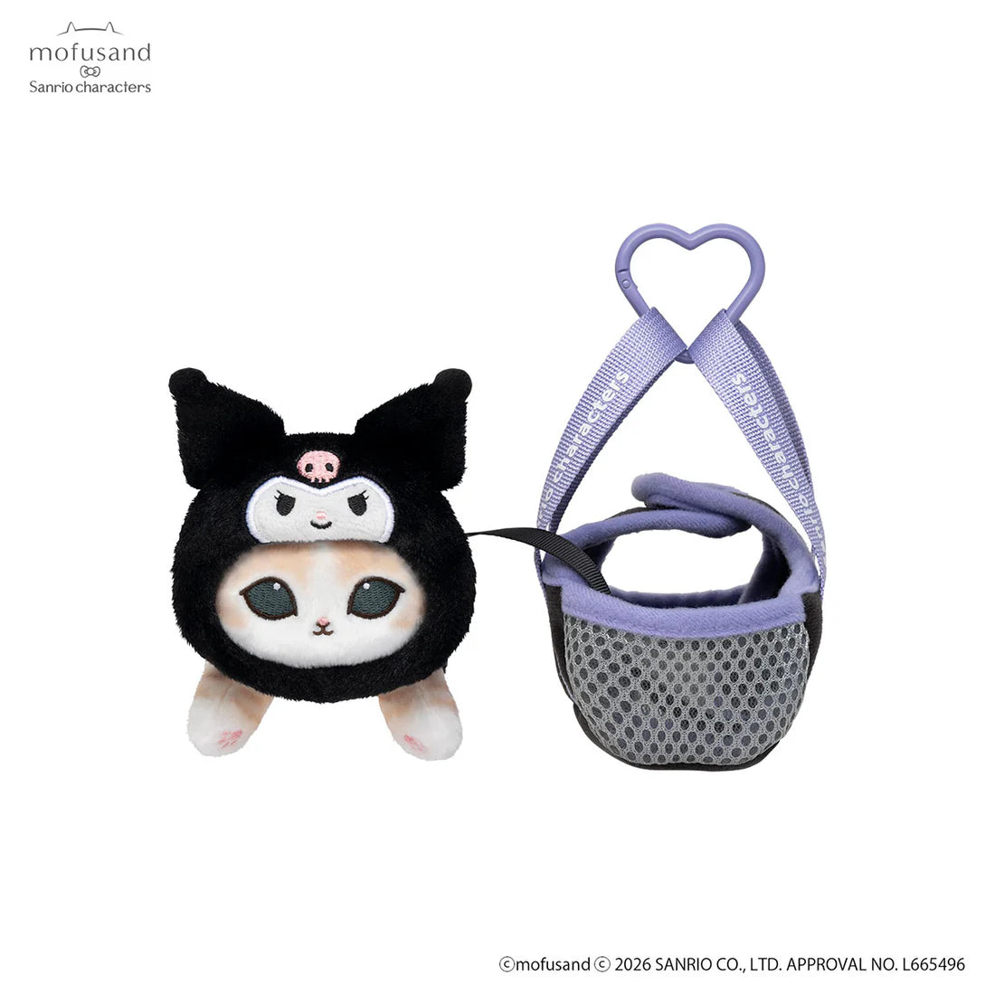 [KUROMI] "Mofusand x Sanrio" Plush in Bag