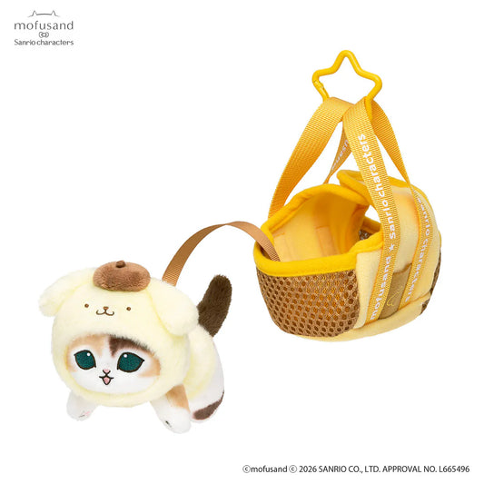 [POMPOMPURIN] "Mofusand x Sanrio" Plush in Bag