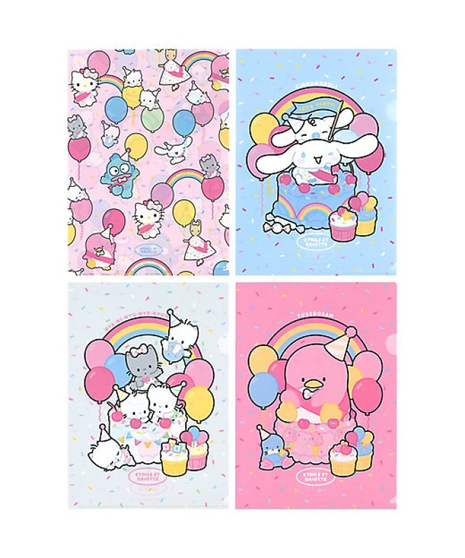 LIMITED "FANCY SANRIO CAKE & CANDY PARTY" File Folder