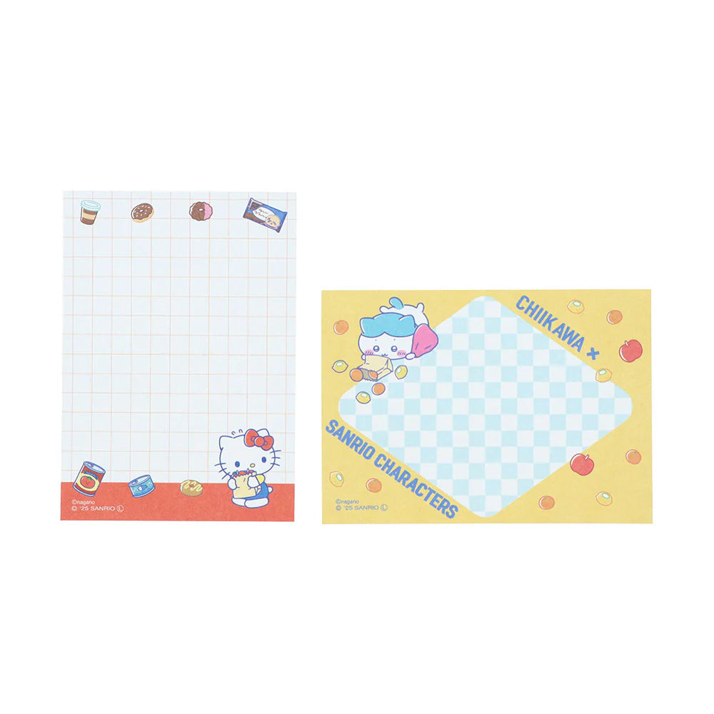 [HELLO KITTY] "Chiikawa x Sanrio" Mini Memo