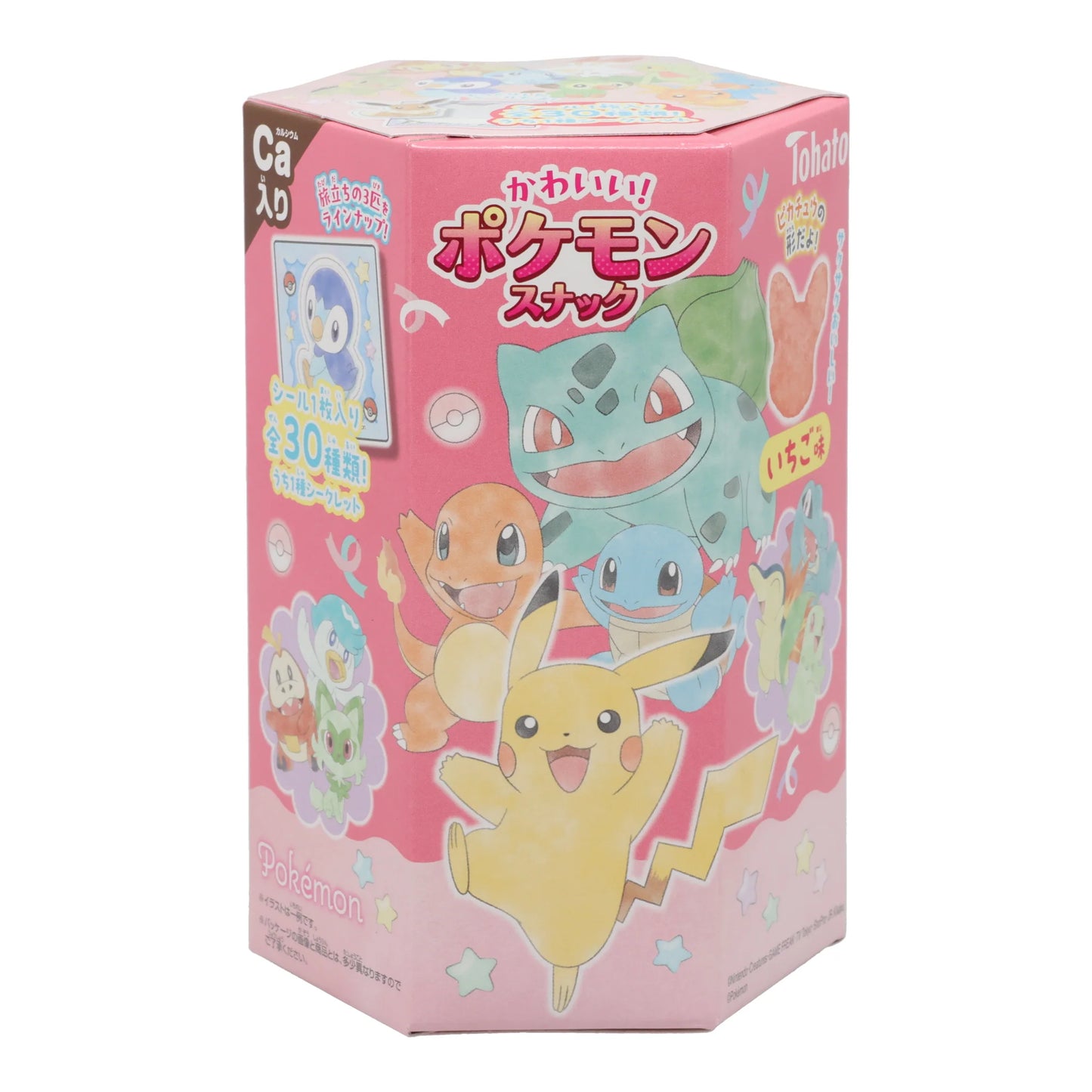 FURUTA "Pokemon Strawberry Puff Snack & Sticker"