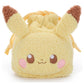 [PIKACHU] "Pokemon Poke Peace" Plush Drawstring Bag