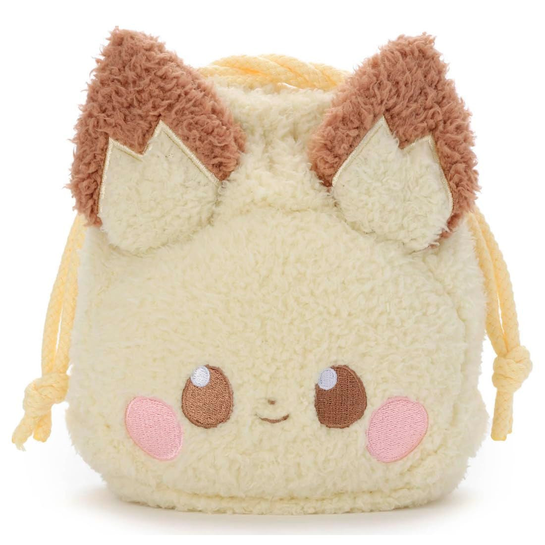 [PICHU] "Pokemon Poke Peace" Plush Drawstring Bag