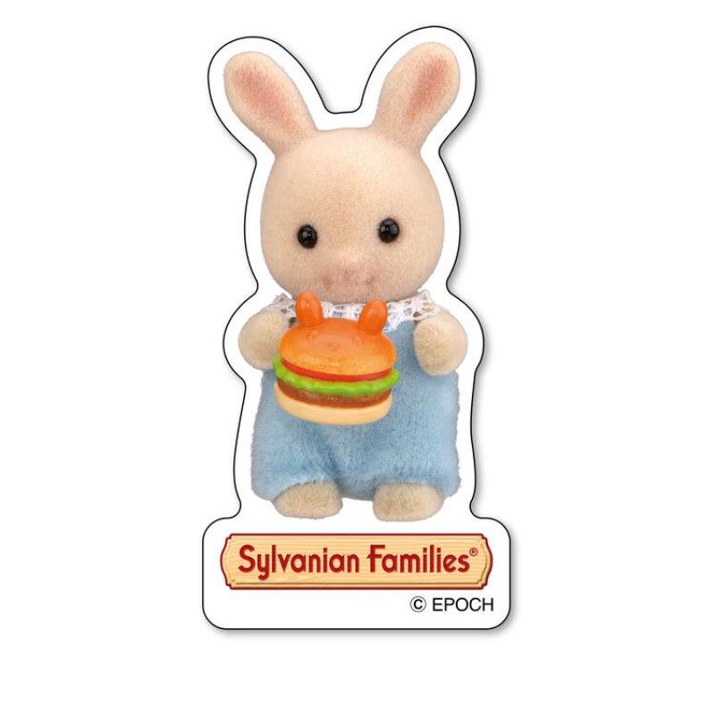 [RABBIT HAMBURGER] "Sylvanian Families" Sticker