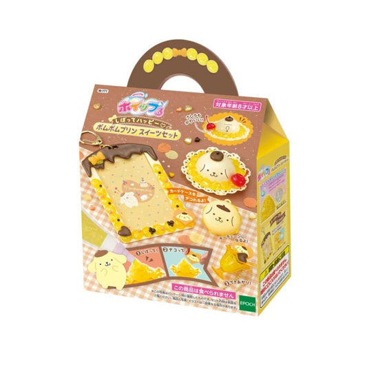 "Sanrio Whipple Squeeze Happy Pompompurin Sweets" Deco Set