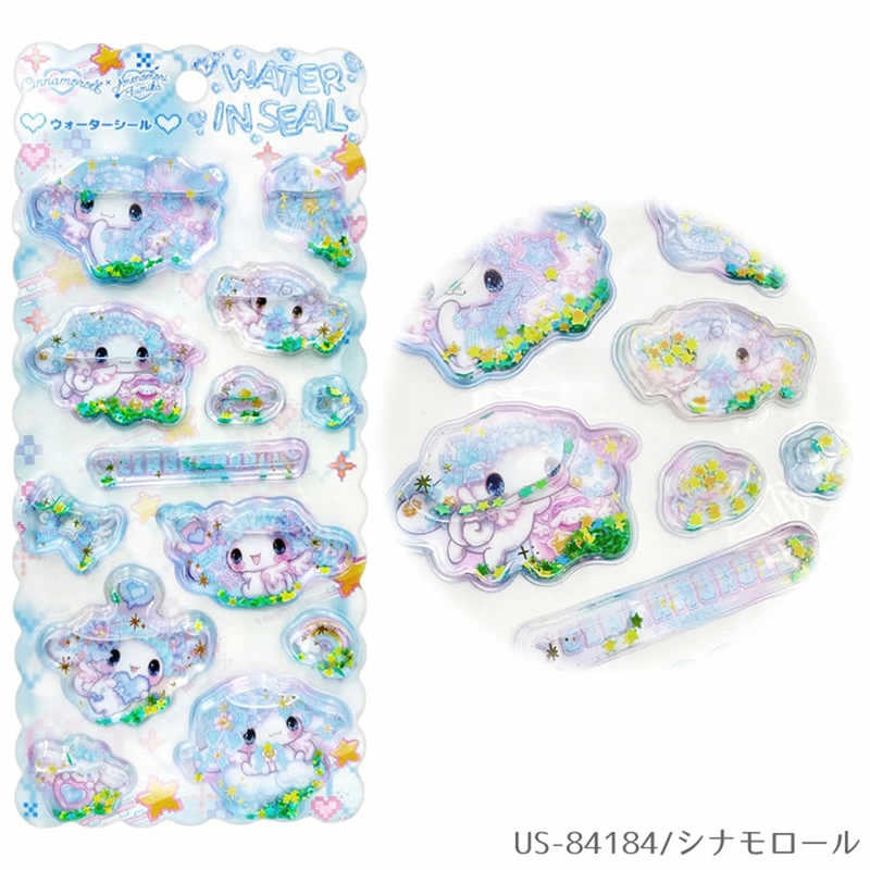 [CINNAMOROLL] "Sanrio x Amenomori Fumika" Water in Sticker Sheet