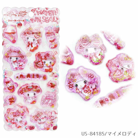 [MY MELODY] "Sanrio x Amenomori Fumika" Water in Sticker Sheet