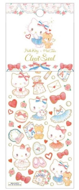 [HELLO KITTY] "Sanrio x Miki Takei" Clear Sticker Sheet