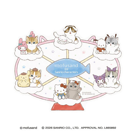 [FERRIS WHEEL] "Mofusand x Sanrio" Travel Sticker