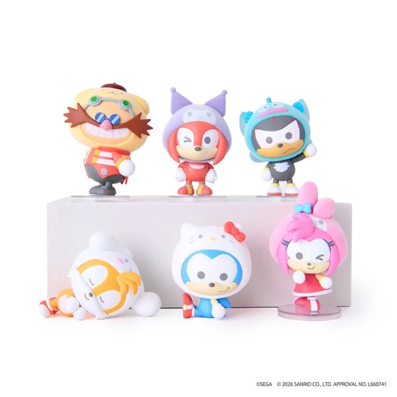 [RELAX / BLUE] "SONIC & FRIENDS x Sanrio Flocky Figure" Blind