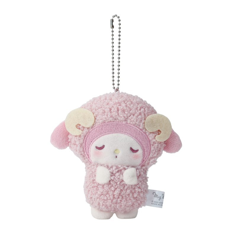 [MY MELODY] "Sanrio Goodnight Sheep" Plush Keychain
