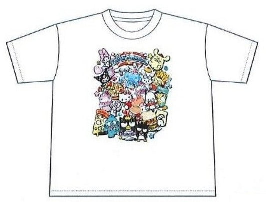 [WHITE / FOOD] "Sanrio American Diner" Large Shirt