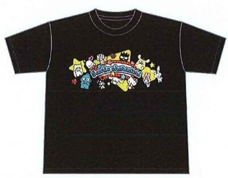 [BLACK / LOGO] "Sanrio American Diner" Large Shirt