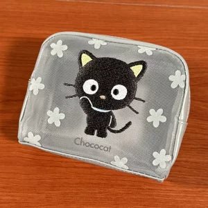 "Chococat" Mesh Rectangle Pouch