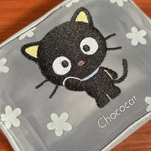 "Chococat" Mesh Rectangle Pouch