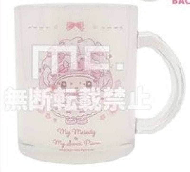 "My Melody & My Sweet Piano DOLLY MIX PETIT" Glass Mug