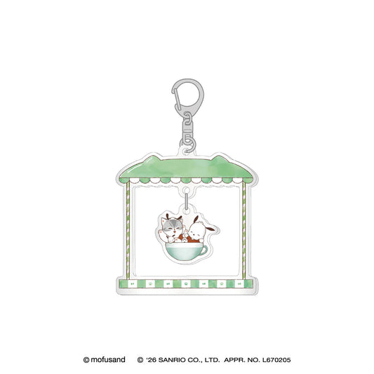 [POCHACCO] "Mofusand x Sanrio YuraYura" Acrylic Keychain
