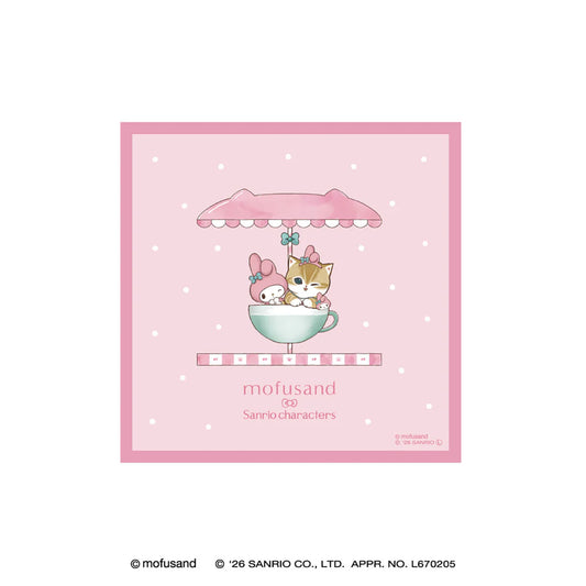 [MY MELODY] "Mofusand x Sanrio" Mini Towel