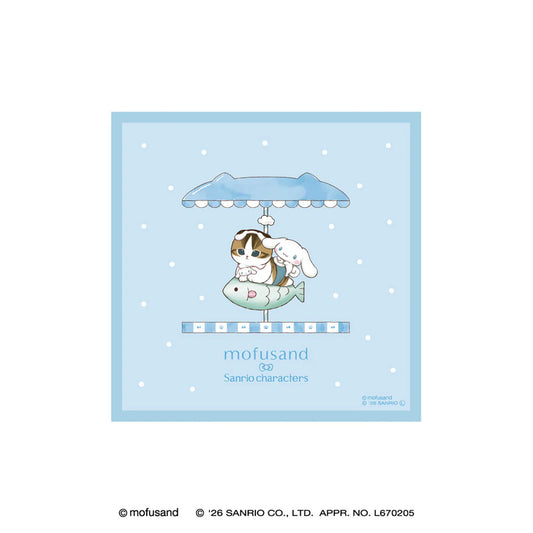 [CINNAMOROLL] "Mofusand x Sanrio" Mini Towel