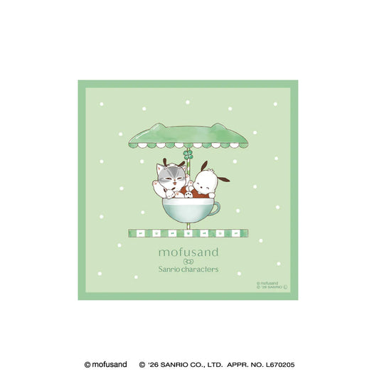 [POCHACCO] "Mofusand x Sanrio" Mini Towel