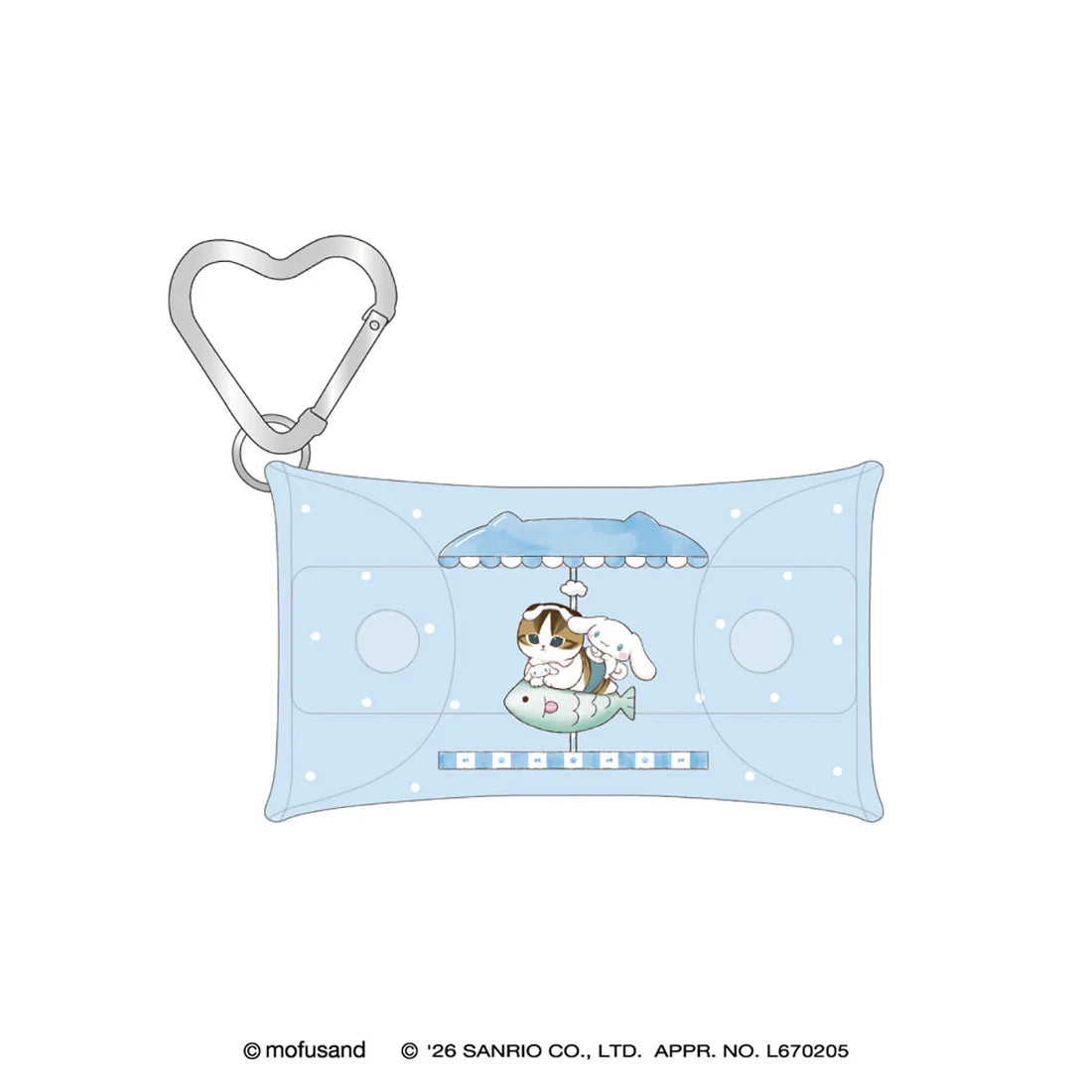 [CINNAMOROLL] "Mofusand x Sanrio" Clear Multi Case
