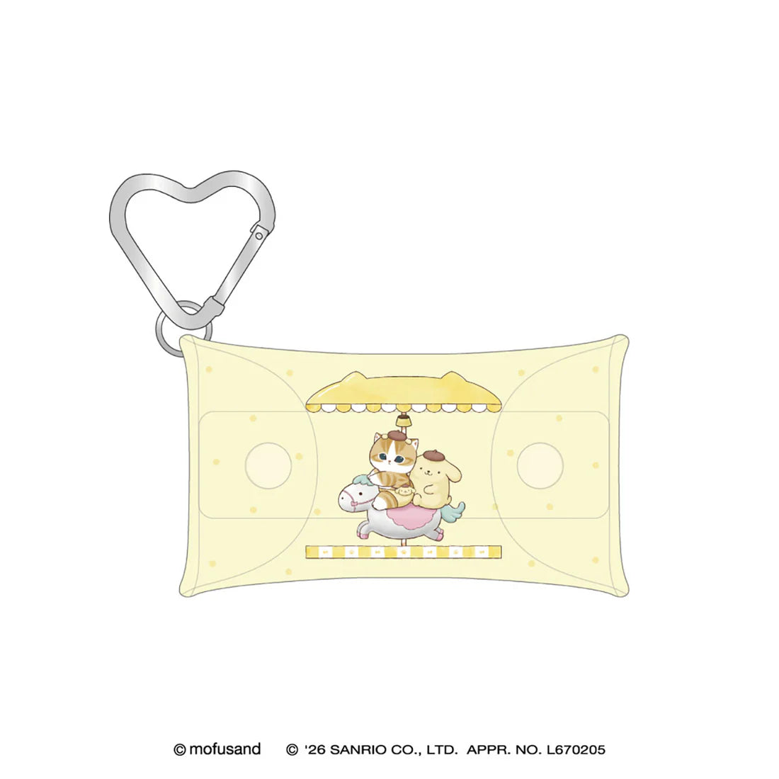 [POMPOMPURIN] "Mofusand x Sanrio" Clear Multi Case