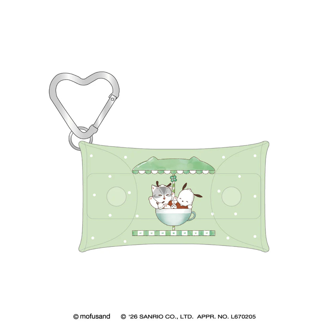 [POCHACCO] "Mofusand x Sanrio" Clear Multi Case