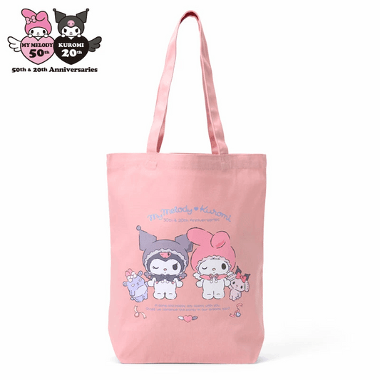 [PINK] "My Melody & Kuromi 50th & 20th Anniversary" Tote Bag
