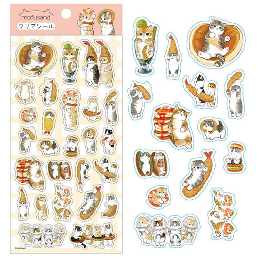 [5503 / FOOD] "Mofusand" Sticker Sheet - Rosey’s Kawaii Shop