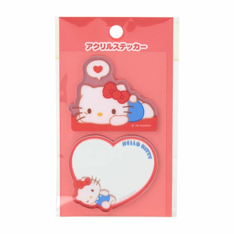 [HELLO KITTY] "Sanrio" Acrylic Stickers Set