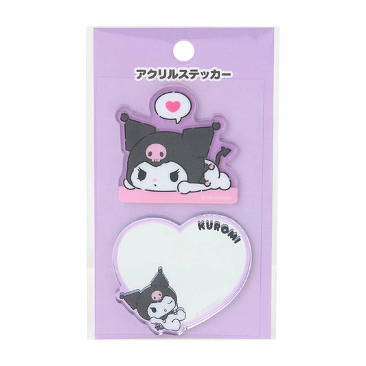 [KUROMI] "Sanrio" Acrylic Stickers Set