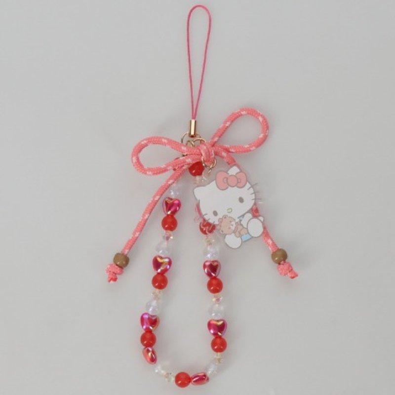 [HELLO KITTY] "Sanrio Mugyu Art Series" Beaded Strap Charm