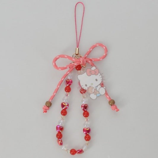 [HELLO KITTY] "Sanrio Mugyu Art Series" Beaded Strap Charm