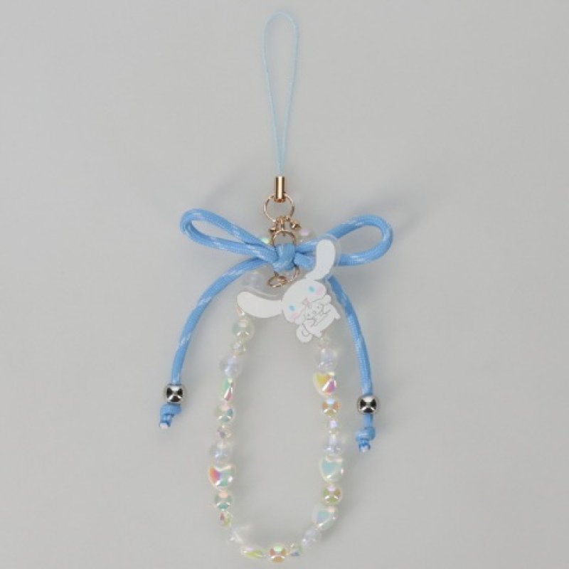 [CINNAMOROLL] "Sanrio Mugyu Art Series" Beaded Strap Charm