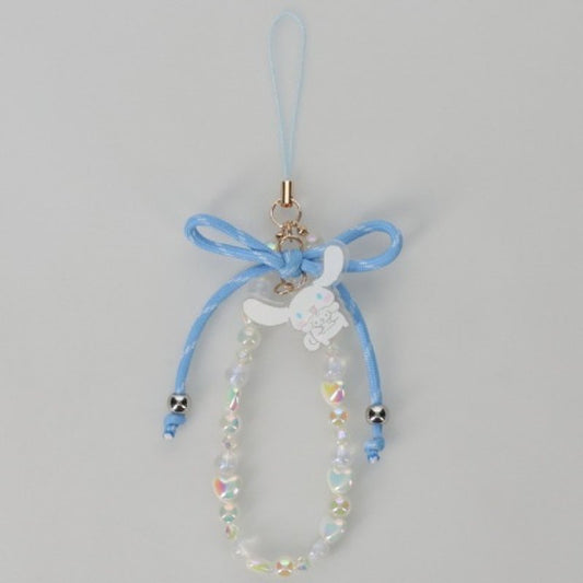 [CINNAMOROLL] "Sanrio Mugyu Art Series" Beaded Strap Charm
