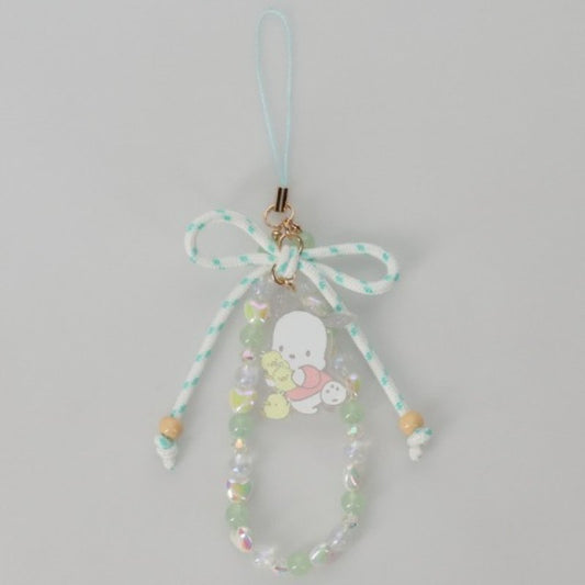 [POCHACCO] "Sanrio Mugyu Art Series" Beaded Strap Charm