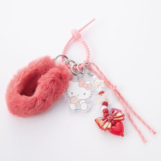 [HELLO KITTY] "Sanrio Mugyu Art Series" Fluffy Bag Charm